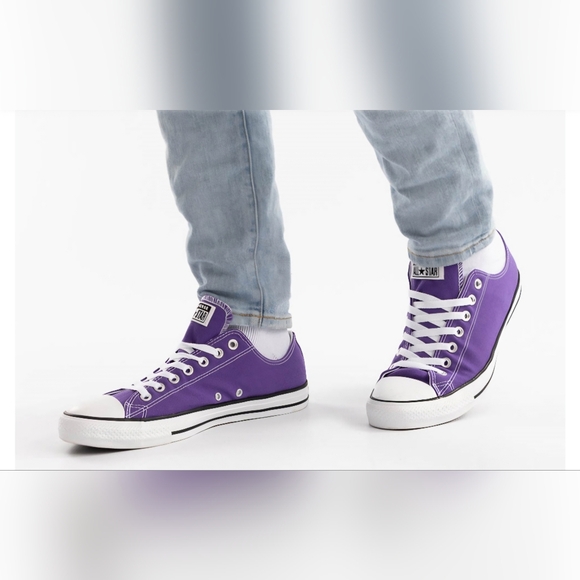 Converse All Stars Shoes - Converse Chuck Taylor All Star Low - Electric Purple
